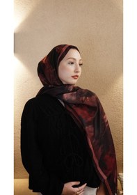 Resim Mirsoy Scarf Safir Etnik Desen Şal A.Kiremit 