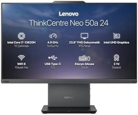 Resim Lenovo ThinkCentre Neo 50A G5 Intel Core i7-13620H 16GB 1TB SSD 23.8" FHD Dokunmatik Freedos All In One 12SCA0CNTR 003 