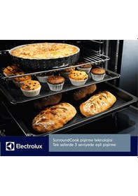 Resim Electrolux EOA5220FOV 72 L Rustik Cam Ankastre Fırın 