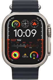 Resim HUANONG WATCH HK9 ULTRA 2 49 MM SİYAH SIFIR AKILLI SAAT 