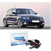 Resim Bmw E87 Led Xenon Sis Farı Ampulü H11 Ultimate Yeni Seri Beyaz 
