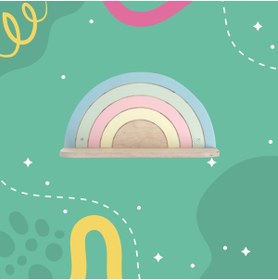 Resim Little Roar Gökkuşağı Raf 