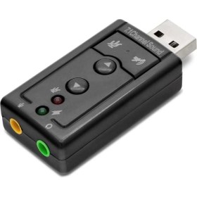 Resim Venüs Shopping USB Harici Ses Kartı 7.1 - Siyah HDX5255 