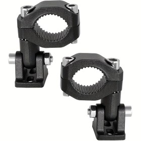 Resim 1 veya 2 adet Far Yardımcı Işık Montaj Braketi Aksesuarı Alüminyum Sis Lambası Destekleyici Motosiklet Elektrikli Araçlar Off-road Araçları Bisiklet için Uygun 