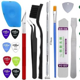 Resim Çoklu Setler Bilgisayar Cep Telefonu Tablet İçin Manuel Sökme Aleti Kapak Pil Vs Yardımcı Açma Araçları 37 