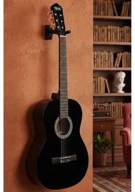 Resim Midex Cg-270bk Siyah Klasik Gitar 4/4 Yetişkin Boy Sap Ayarlı Full Set 