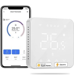 Resim Meross Wi-Fi Uzaktan Kontrollü Akıllı Termostat 