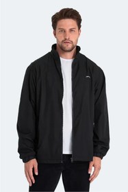 Resim Slazenger RAREN Yağmurluk Rüzgarlık Erkek Mont Siyah 