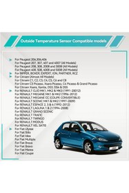 Resim Genel Markalar Peugeot 206, 207, 208, 306, 307, 308, 405, 406, 407 Dış Sıcaklık Ayna Sensörü Oto Dış Isı Sensörü 
