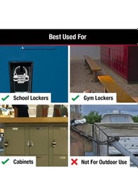 Resim Master Lock Asma Kilit, Kendi Word Şifreli Kilidinizi Ayarlayın, 