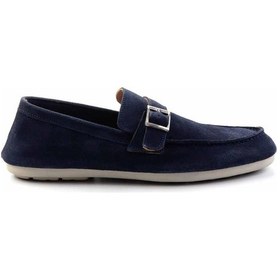 Resim Bambi Lacivert Leather Erkek Loafer Ayakkabı E01304406502 Lacivert 
