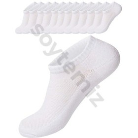 Resim Soytemiz Unisex Cotton Görünmez Sneakers Spor Çorap Beyaz 12 Çift Diğer 
