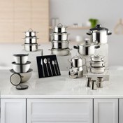 Resim Aryıldız Solo 101 Parça Çelik Çeyiz Seti 