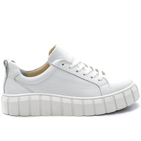 Resim Kadın Deri Sneaker 