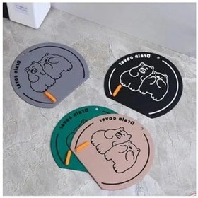 Resim Banyo Ve Mutfak İçin Koku Önleyici Silikon Ped - Siyah 