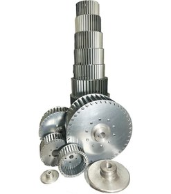 Resim Çap 225 Boy 80 Delik 24 Mm Sol Yön Radyal Fan Pervanesi 