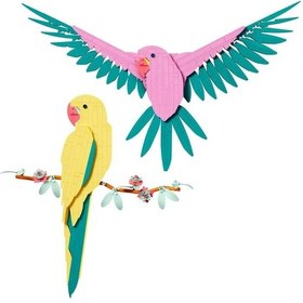 Resim LEGO® Art Fauna Koleksiyonu - Macaw Papağanları 31211 Yetişkinler için Dekoratif ve Sergilenebilir Model Yapım Seti - 644 Parça 