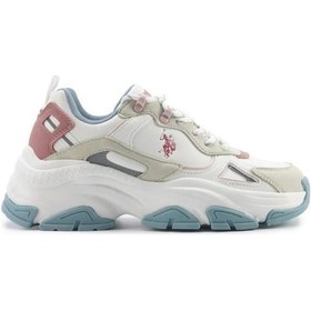 Resim U.s Polo Assn. 5p Kalısta 5fx Beyaz Kadın Spor Ayakkabı Beyaz 