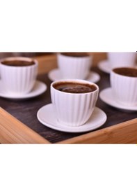 Resim Bambum Narvari 6 Kişilik Kahve Fincan Takımı B0687 