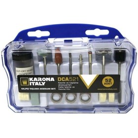 Resim Karona Italy Dca521 Kalıpçı Taşlama 52 Parça Aksesuar Seti 