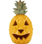 Resim Xiaaokeji Ananas Feneri - Sarı Işık Cadılar Bayramı Ananas Feneri 9+ 