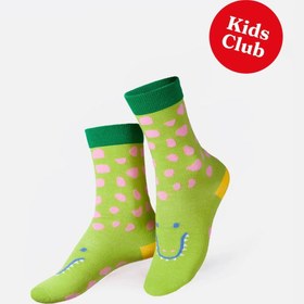 Resim Eat My Socks Funny Croc Çocuk Çorap 
