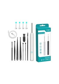 Resim Fastbuy Kablosuz Kulak Temizleyici Endoskop - Hd Kameralı 6 Led Işıklı - 3.6mm Uçlu Değiştirilebilir Açıklar 