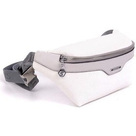 Resim Silver Polo Sp1192 Kadın Bel Çantası Petek Beyaz-a.gri 