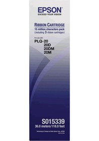 Resim Tonersepeti Epson PLQ-20 S015339 Şerit 3'lü Paket 