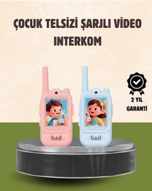 Resim Görüntülü Walkie Talkie Çocuklar İçin Video İnterkomlu Oyuncak 