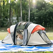 Resim Paw Portal Kedi Köpek Açılabilir Büyük Seyahat Çantası 
