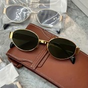 Resim Vintage Yuvarlak Metal Moda Gözlükleri - PC Lens, Dekoratif Moda Gözlüğü 