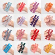 Resim 3'lü paket Tırnak Sanatı Çıkartmaları Kendinden Yapışkanlı DIY Moda Tırnak Çıkartmaları Tam Kaplama Çıkartmaları 