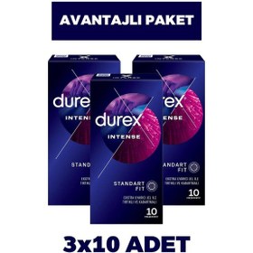 Resim Durex Intense Prezervatif 10'lu 3 Adet 