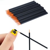 Resim 5/25 adet Yeniden Kullanılabilir Jel Tırnak Sanatı Fırçaları, Hassas Detaylandırma ve Eyeliner Makyaj Araçları - Kokusuz, Tek Kullanımlık, Kolay Kullanım İçin Şeffaf Sap ile 