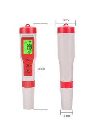 Resim Butu 4'ü 1 Arada Taşınabilir Ph/tds/ec/temp Test Kalemi Çok Fonksiyonlu Su Kalitesi Test Cihazı 