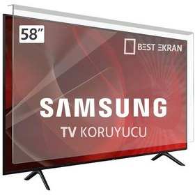 Resim Bestekran Samsung Uyumlu 58J5270 TV Ekran Koruyucu Samsung Uyumlu 58" İnç 146 Cm TV Ekran Koruyucu 