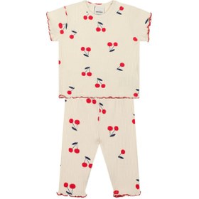 Resim Antebies Kiraz Tshirt Tayt Set - 12-18 Ay 