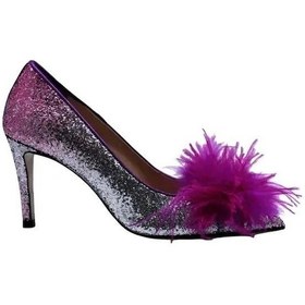 Resim Poletto Hakiki Deri /tekstil Pembe-fusya Ayakkabı Gece/abiye 9839 44-1122 Pembe 