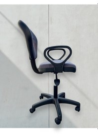 Resim Örümcek Adam Desenli Çocuk Odası Ders Çalışma Sandalyesi Ofis Koltuğu Tekerlekli Çocuk Sandalyesi Gri - Kırmızı 