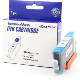 Resim tonermax Hp 920xl Cd972a /6000 /6500 /7000 /7500 Mavi Muadil Kartuş 