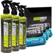 Resim Badass Labs 3'lü Paket Nanoshield™ Grafen Bazlı Nano Seramik Kaplama Sprey 250ML + Ücretsiz Mikrofiber Havlular 