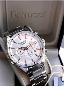 Resim Ferrucci İç Fonksiyonları Aktif Takvim Ve Gün 30mt Suya Dayanıklı Çelik Kordon Erkek Kol Saati Vs.blkt.0458 Gri 