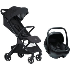 Resim Mını By Easywalker Buggy Snap Travel Sistem Bebek Arabası Oxford Black - Guardix Anne Kucağı Antrasit 