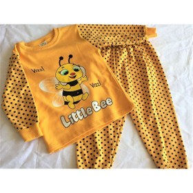 Resim MEMOCAN Little Bee Bebek Pijama Takımı (6 Ay - 12 Ay - 18 Ay - 24 Ay) 