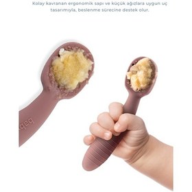 Resim Babyjem Silikon İkili İlk Kaşığım Mocha 