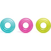 Resim İntex 59260 Şeffaf Baskılı Jumbo Havuz & Deniz Simidi 76 Cm. 