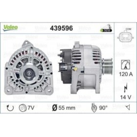 Resim Valeo ALTERNATOR CLIO III,IV MODUS 1.2 16V 2.0 16V - 439596 