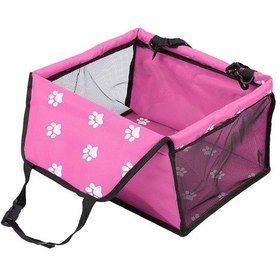 Resim Pembe Katlanır Köpek Koltuk Koruyucu Huiliang 
