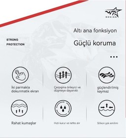 Resim Jokmae Sürtünme Önleyici Çarpışma Dirençli Eldivenler - Yeşil Xl 